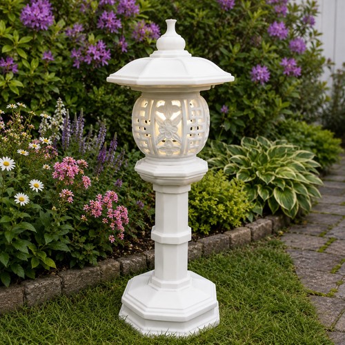 Large garden lantern - garden,