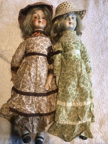 Old porcelain doll - old,