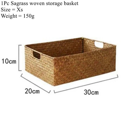Vintage woven seagrass - seagrass, storage
