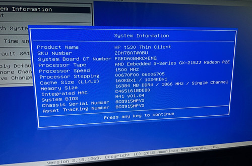 Damaged t530 thin - t530, client