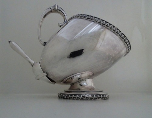 Silver plated sugar - scuttle, &