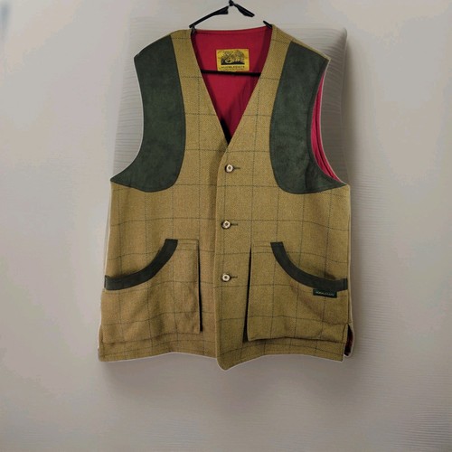 Hucklecote tweed shooting vest - shooting,