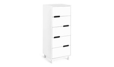 Henri drawer tallboy - 5, white