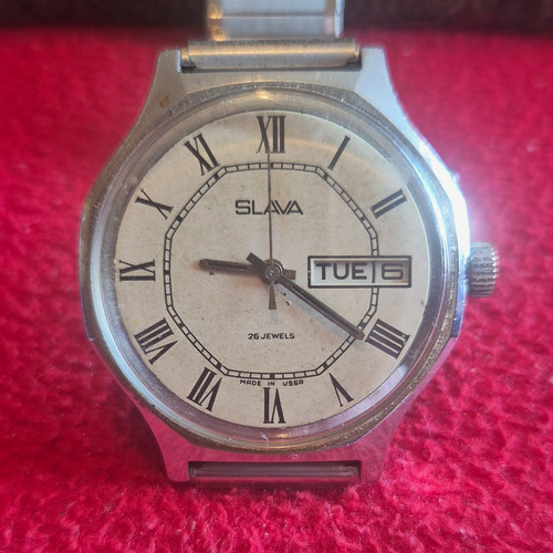 Vintage mens slava watch - mens,