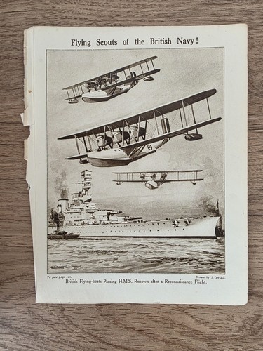 Vintage print flying - print,