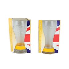 McDonalds Coca Cola 2012 Olympics Collectable Glasses x 2 - New