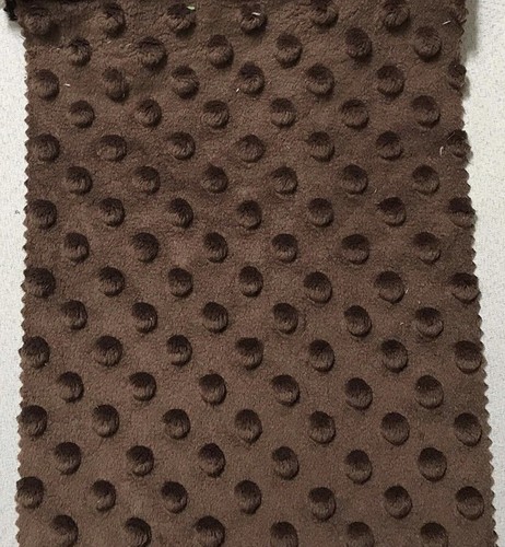 Brown minky dimple - brown,