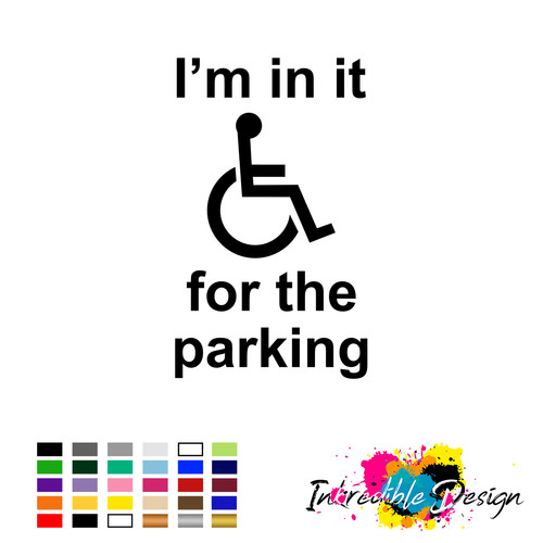 Disabled for parking car - it,