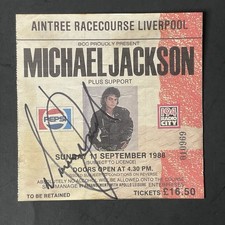 Michael Jackson Signed 1988