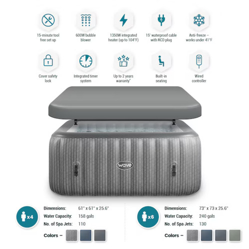 Wave gray rattan - wave,