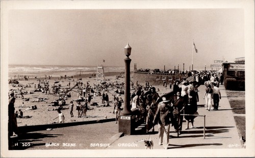Beach scene seaside oregon - scene,,