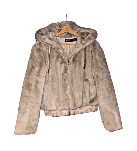 Women zara faux - fur, &