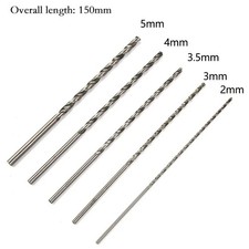 5Pcs Extra Long HSS Drill Bit