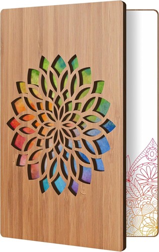 Mother day card wooden - mother's, card,