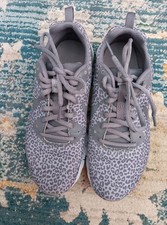 Nike Air Women's Trainers Grey Leopard Animal Print Size UK 5