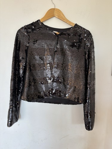 Woman black sequin jacket - tu,