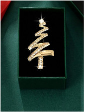 Christmas Tree Design Brooch