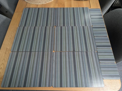 Denby stripe tablemats - tablemats, and