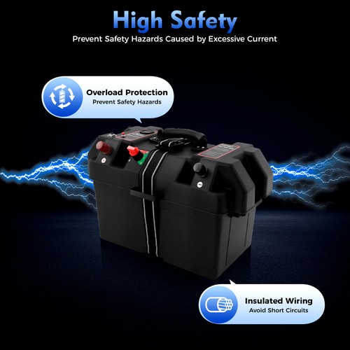 Large leisure battery box - leisure, with