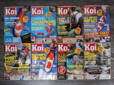 Koi Magazine bundle From Oct 2008 - Oct 2009 Koi Keeping Advice Magazine