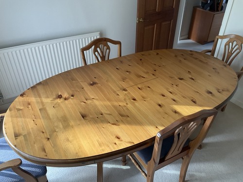 Ducal extending oval dining - extending,