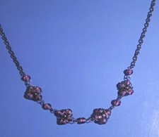 Wired Dusky Pink Bead, Cross