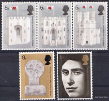 GB 1969 Prince Charles Wales Investiture Set SG802 - SG806 MNH Unmounted Mint