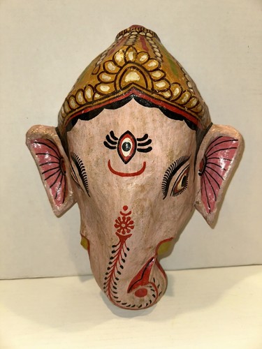 Papier mâché mask - papier-mâché,