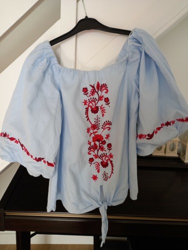 Zara top blouse - top, front