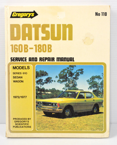 Datsun 160b 180b workshop - datsun,