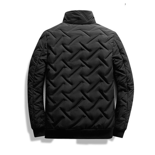 Men quilted bomber jacket - bomber,