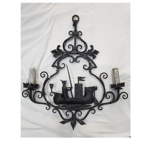 Gondala boat ship - ship, chandelier