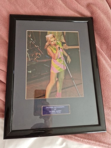 Debbie harry signed - debbie, 14x12photo