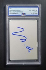 Muhammad Ali Signed Cut Auto