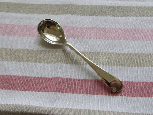 Mustard spoon sterling silver - mustard,