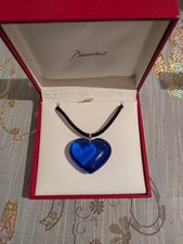 Baccarat Sapphire Blue Heart