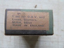 VINTAGE CLASSIC CAR  LUCAS M35A, SE54 STARTER MOTOR  BRUSHES   N.O.S