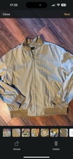 Hugo Boss Golf Men’s Bomber Jacket Size XL Khaki Green