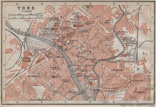 York antique town - town, city