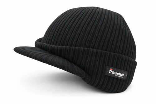 Peaked beanie hat - beanie,