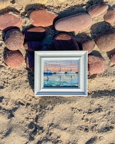 Oil painting original - oil, ocean