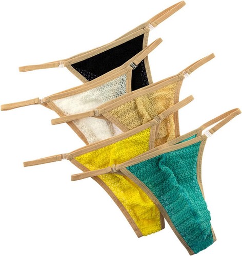 Mens thongs lace mesh - thongs,