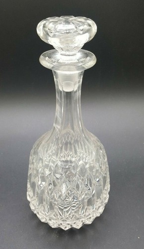 Decanter heavy cut glass - cut,