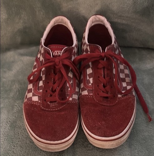 Vans kids red and - kids, white
