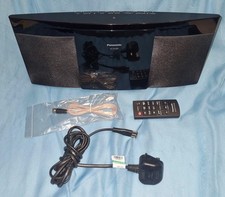 Panasonic SC-HC297 Slim DAB Radio/CD Player with Bluetooth and Remote Control.