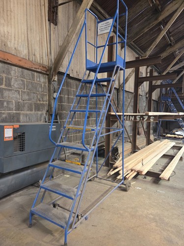 Industrial warehouse stairs - warehouse,