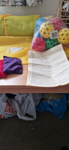 Parachute with balls - with, balls,bean