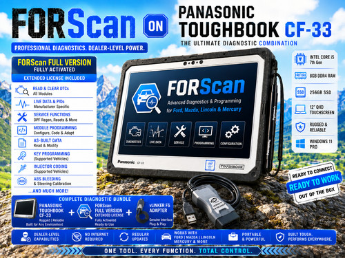 Panasonic cf33 ford - cf33, diagnostic