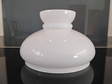 White glass  oil lamp shade