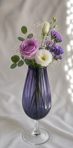 Large purple ombre fluted - purple,